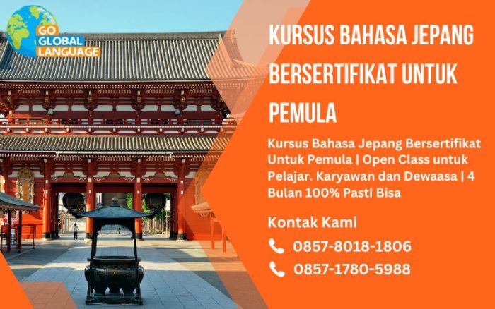 Kursus Bahasa Jepang Bersertifikat Untuk Pemula Go Global Language