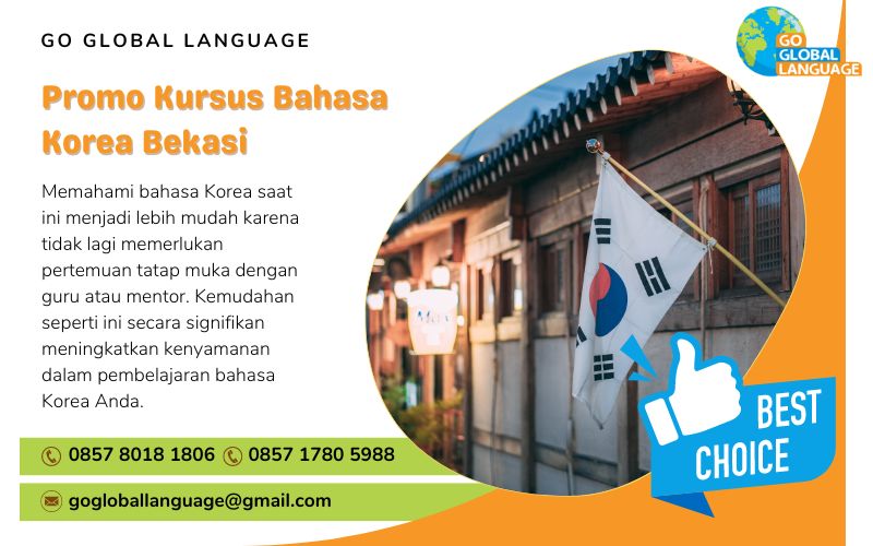Promo Kursus Bahasa Korea Bekasi