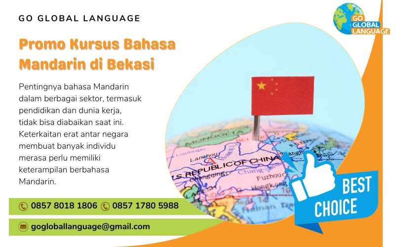 Promo Kursus Bahasa Mandarin di Bekasi