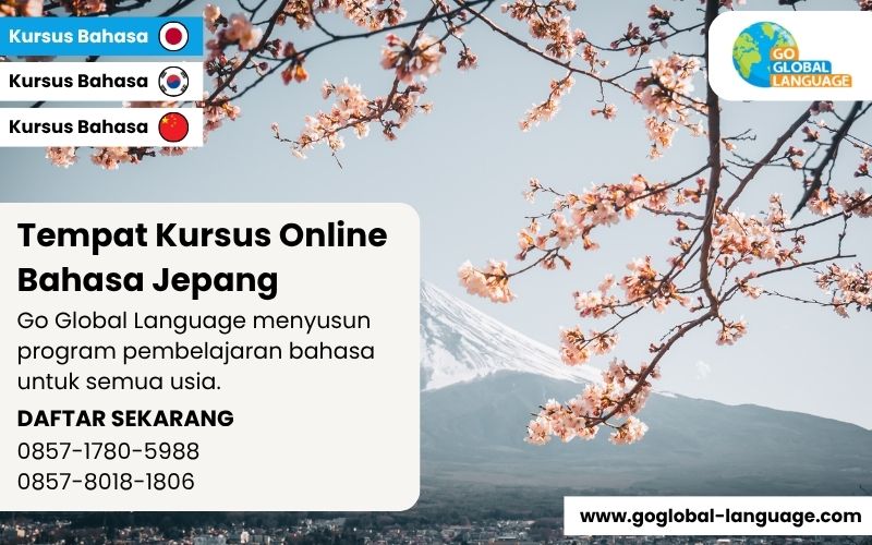 Tempat Kursus Online Bahasa Jepang