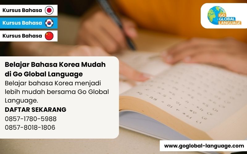 Belajar Bahasa Korea Mudah di Go Global Language
