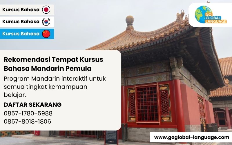 Rekomendasi Tempat Kursus Bahasa Mandarin Pemula