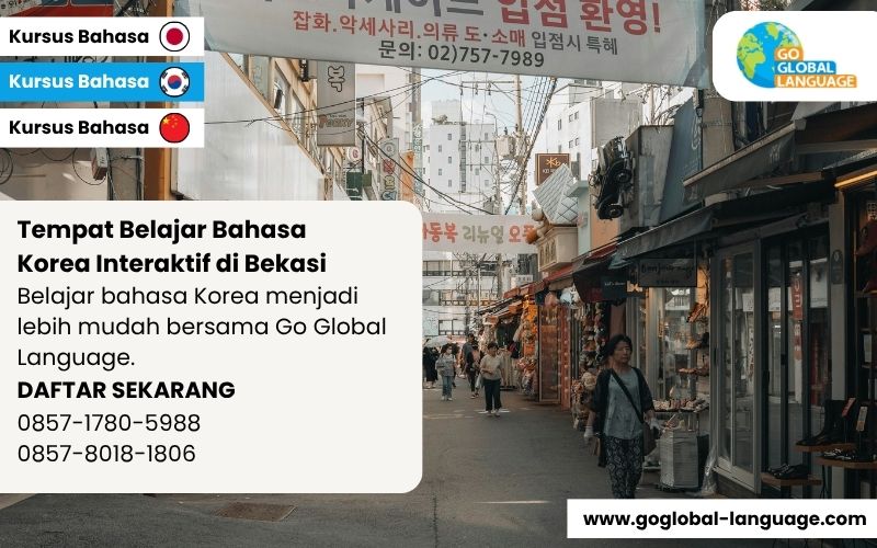 Tempat Belajar Bahasa Korea Interaktif di Bekasi