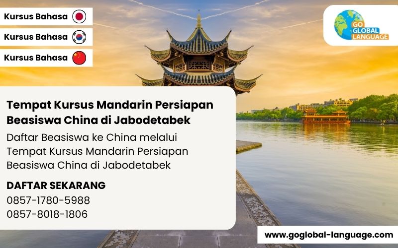 Tempat Kursus Mandarin Persiapan Beasiswa China di Jabodetabek